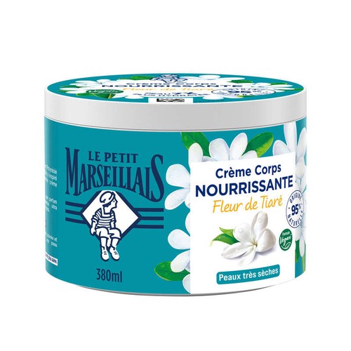Le Petit Marseillais Crème Corps Nourrissante Fleur de Tiaré 380ml