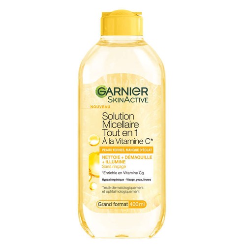 Garnier SkinActive Eau Micellaire Tout en 1 Vitamine C Eclat 400ml