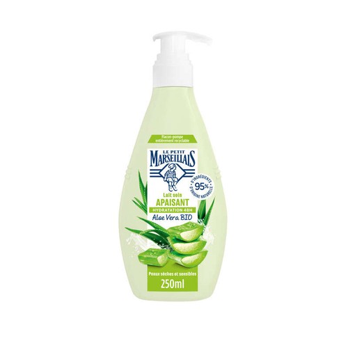 Le Petit Marseillais Lait Apaisant Nutrition Aloe Vera Bio 250ml