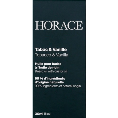 Horace Huile Pour Barbe Tabac Et Vanille 30ml