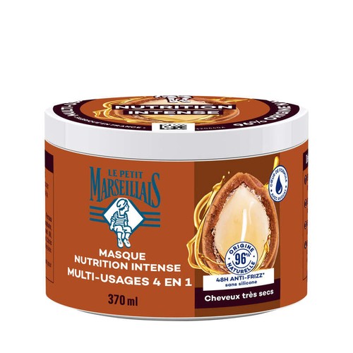 Le Petit Marseillais Masque soin capillaire nutrition intense multi usage 4en1 370ml