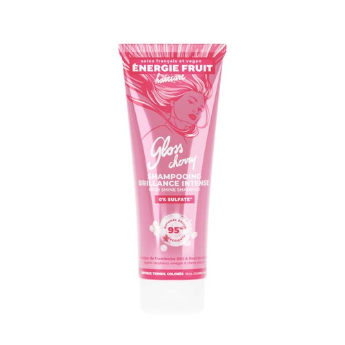 Energie Fruit Shampooing Eclat Couleur au Vinaigre de Framboise Bio & Fleur de Cerisier 200ml