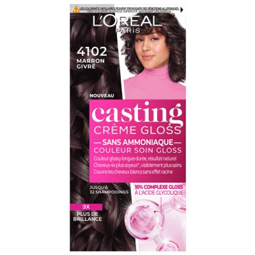 Casting Creme Gloss Coloration 4102 Marron givré