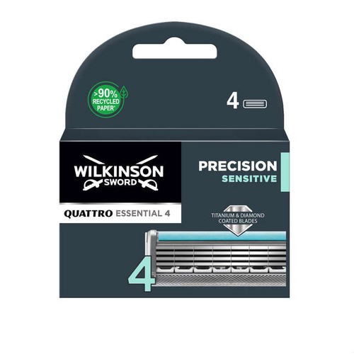 Wilkinson Quattro Lames Titanium Sensitive x4