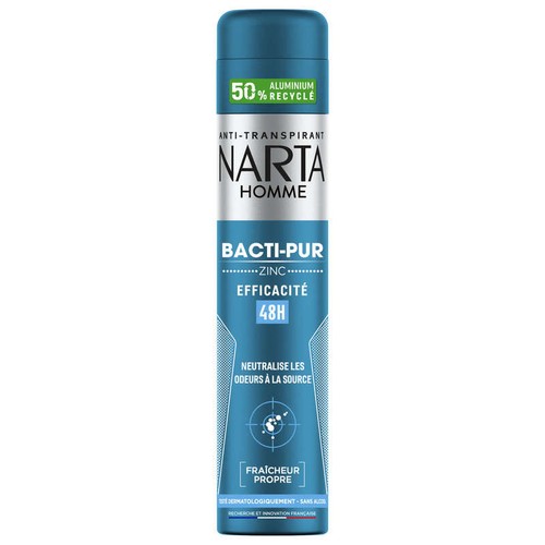 Narta Déodorant Spray Bacti-Pur Homme 48H 200ml