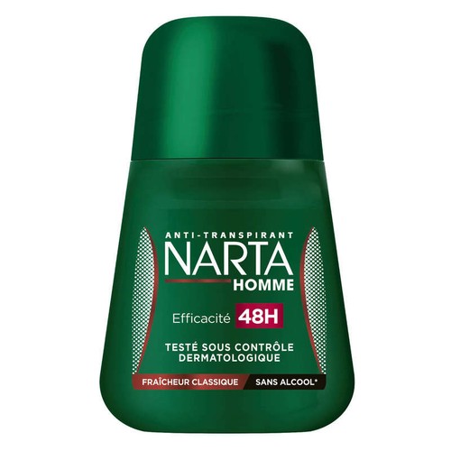 Narta Déodorant Homme Bille Invisible 48h 50ml