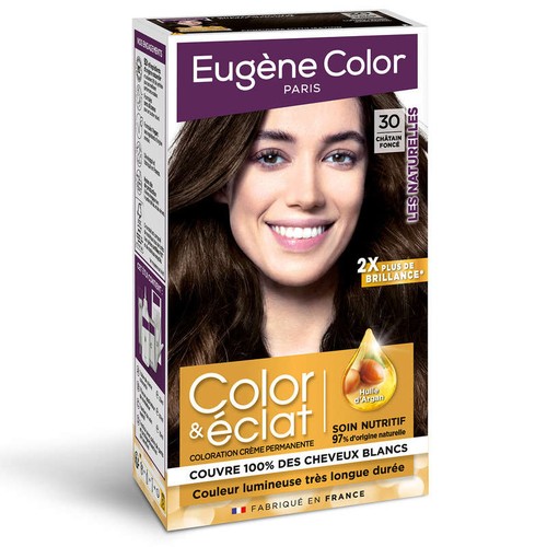 Eugène Color Coloration permanente Châtain Foncé N°30