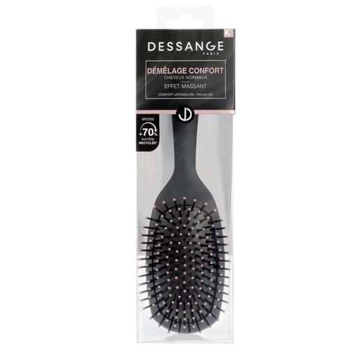 Dessange Brosse Rectangulaire cheveux normaux nylon Grand Modèle