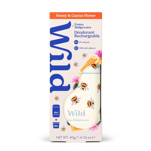 Wild déodorant starter kit miel et fleur de cactus 40g