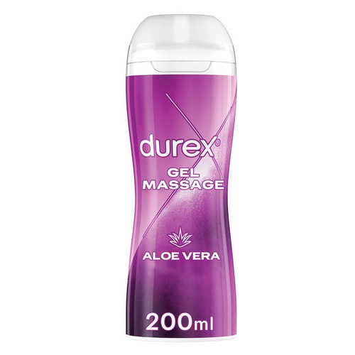 Durex Gel Lubrifiant Massage 2 en 1 Douceur Aloe Vera 200ml