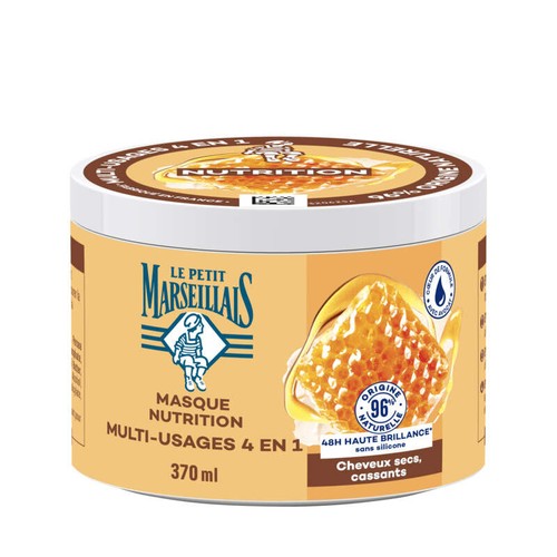Le Petit Marseillais Masque soin capillaire nutrition multi usage 4en1 370ml