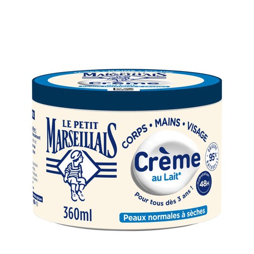 Le Petit Marseillais Crème au Lait végétal Multi-Usage 360ml