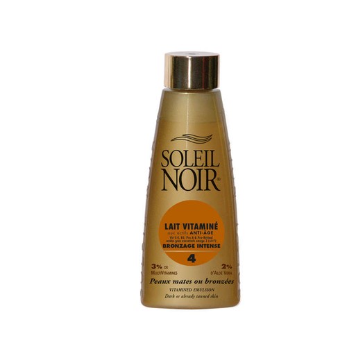 Soleil Noir Lait Vitamine Bronzage Intense Spf4 N°7 150ml