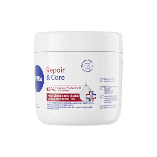 Nivea Baume Réparateur Corps Repare Care Peaux Très Sèches & Rugueuses 400ml