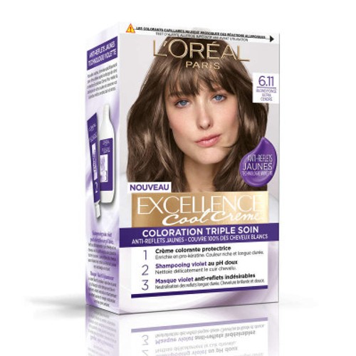 L’Oréal Excellence Cool Crème 6.11 Blond Foncé Ultra Cendré