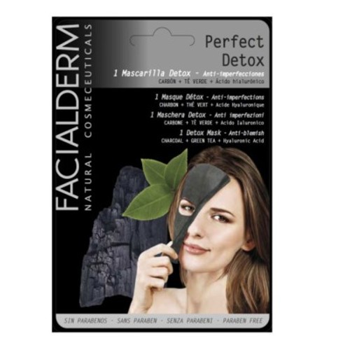 Facialderm Masque Tissu Charbon
