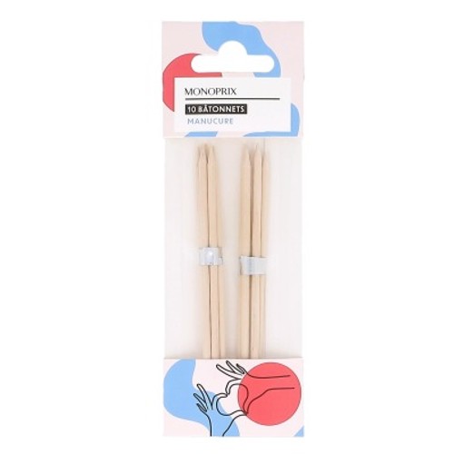 Monoprix Accessoires Bâtonnets Manucure New x10