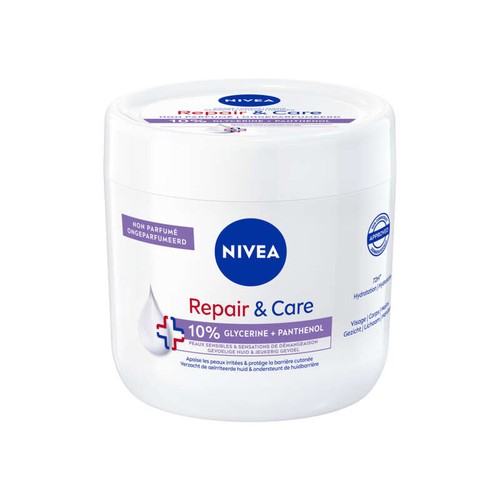 Nivea Baume Réparateur Corps Repair Care Peaux Sèches & Sensibles 400ml
