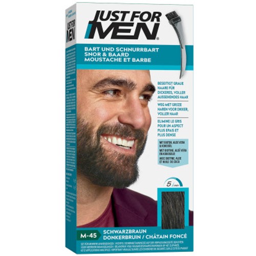 Just For men Gel Colorant barbe châtain fonce