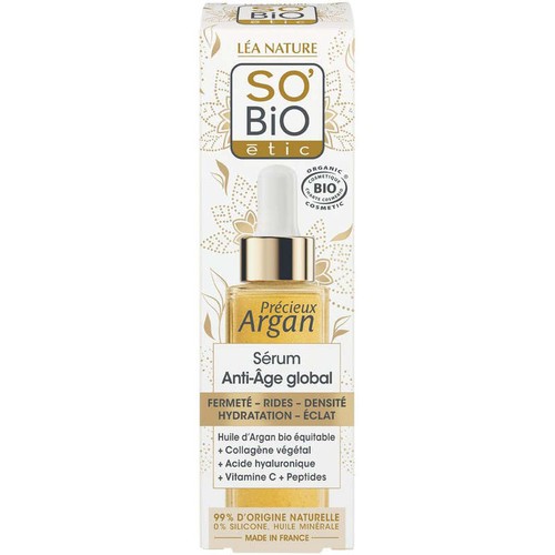 SO'BIO Étic Sérum Anti-Age Global - Précieux Argan -30ml