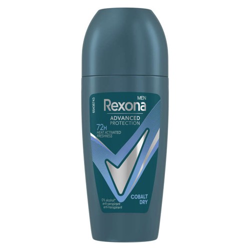 Rexona Men Déodorant Homme Bille Anti-Transpirant 72H Cobalt Dry 50ml