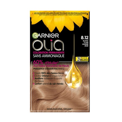 Olia Glow Coloration cheveux Blond 8.12