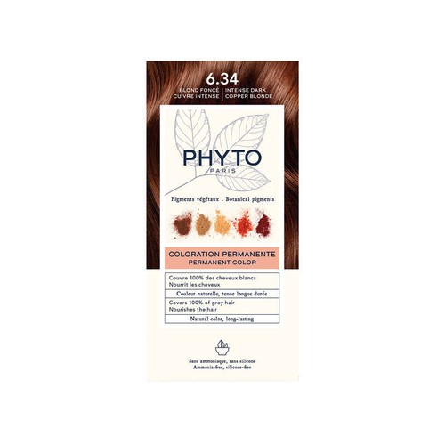 [Para] Phyto Paris Color Kit Coloration 6.34 Blond Foncé Cuivre
