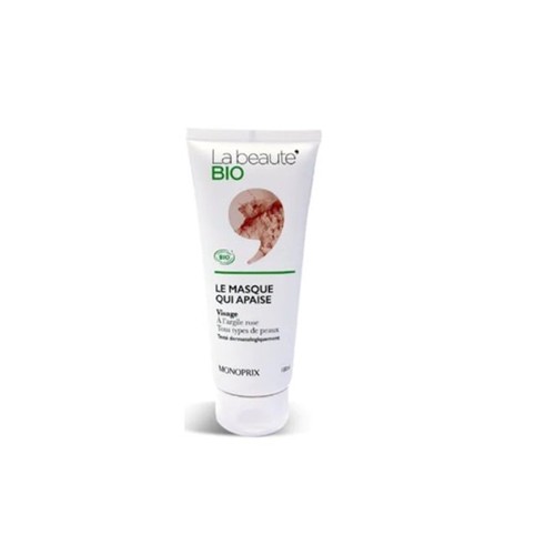 La Beauté Bio Masque Visage qui Apaise à l'Argile Rose 100ml