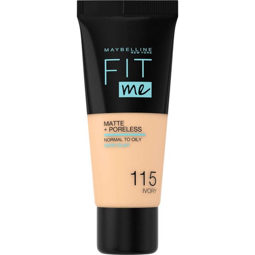 Maybelline New York Fit Me! Fond De Teint Liquide Matte + Poreless Ivoire 30 ml