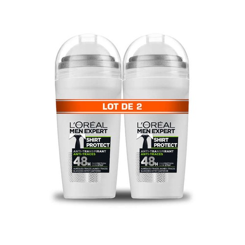 Men Expert Déodorant bille Shirt protect 2x50ml