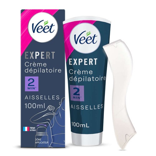 Veet Expert Crème dépilatoire Aisselles Dome 100ml
