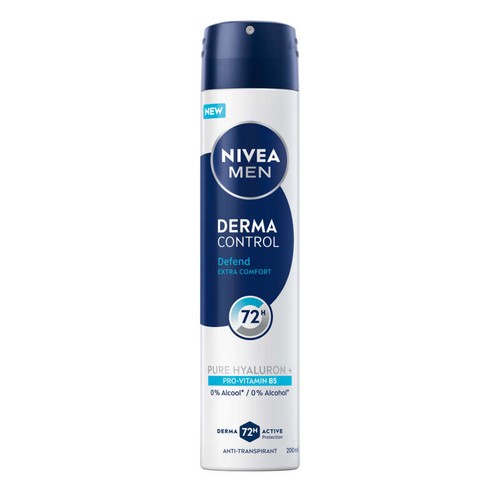 Nivea Men Déodorant Homme Anti-transpirant 72H Defend Derma Control 200ml