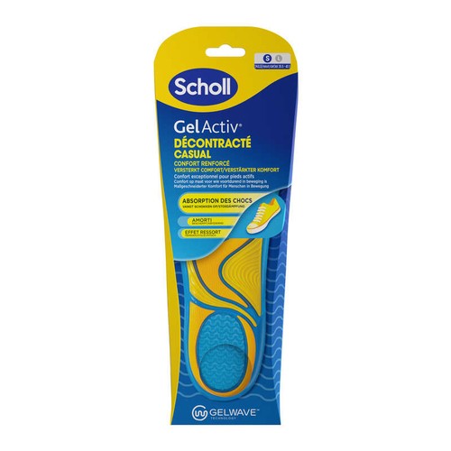 Scholl semelles gelactiv decontracte taille 1