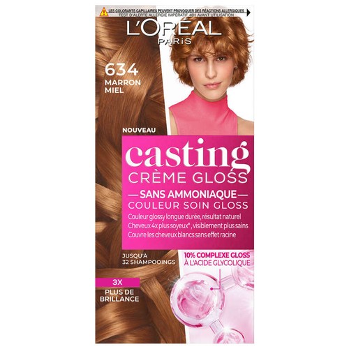 Casting Creme Gloss Coloration 6.34 Marron miel