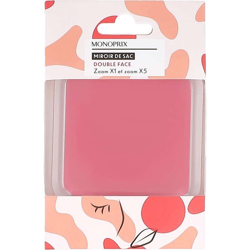 Monoprix Miroir de sac double face zoom