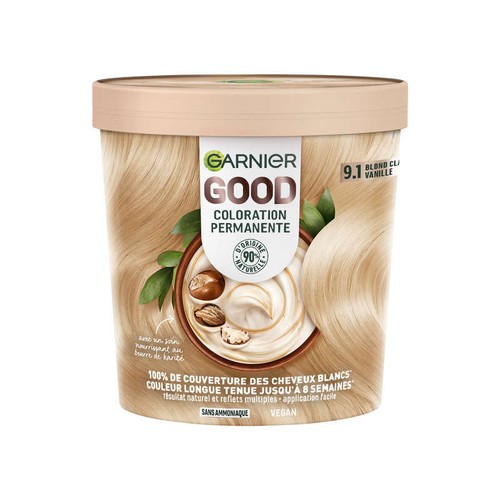 Garnier Good Coloration Permanente 9.1 Blond Clair Vanille