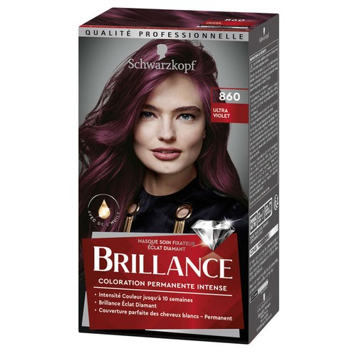Schwarzkopf Brillance Coloration Permanente Luminance Ultra Violet 860