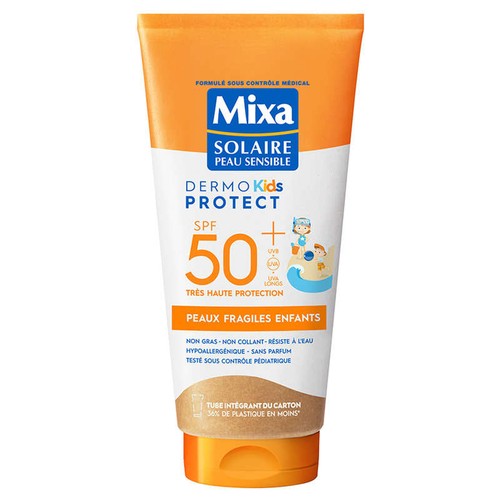 Mixa Lait Solaire Pédiatrique SPF50+ Peaux fragile tube 175ml