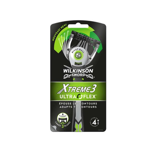 Wilkinson Rasoir Xtrme3 Ultra Flex x4
