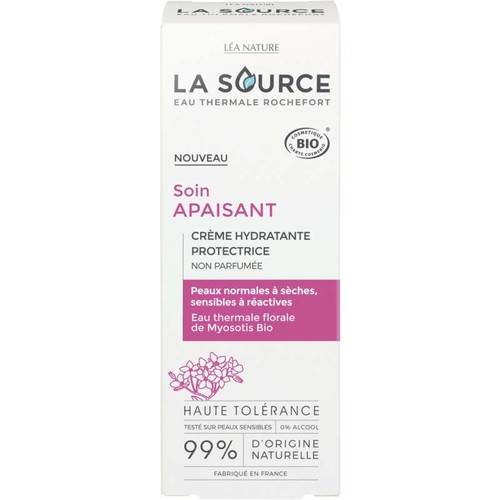La Source Soin Apaisant et crème Hydratante 40ml