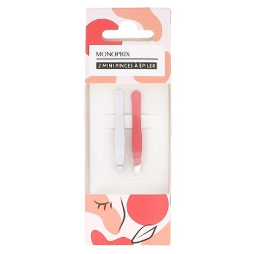 Monoprix Accessoires Pinces À Épiler Mini x2