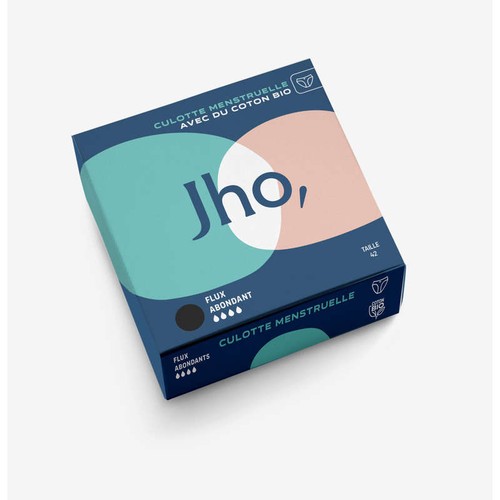[Para] Jho culotte menstruelle bleu canard flux abondants taille 38