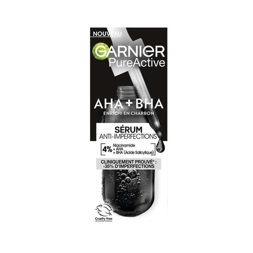 Garnier PureActive Sérum Charbon Anti-Imperfections 30ml