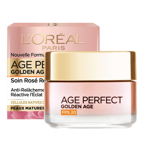 L'Oréal Paris Age Perfect Crème Visage Anti-Age Jour Rose Fortifiant FPS 20 50ml