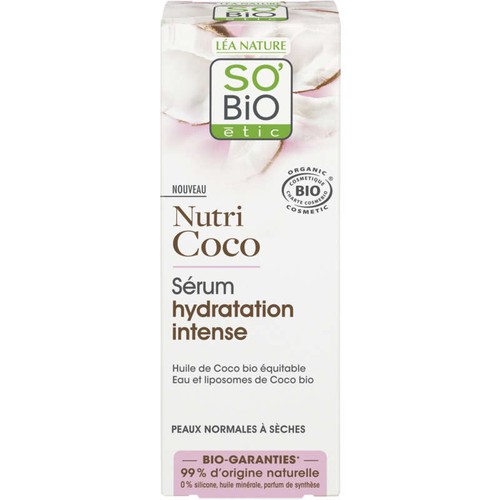 SO'BIO Étic Nutri Coco Sérum Hydratation Intense 30ml