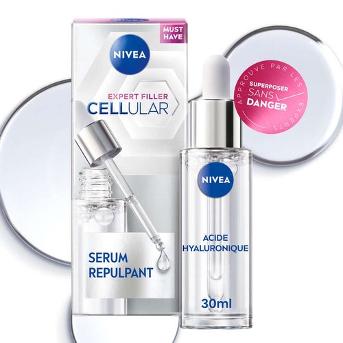 Nivea Sérum Visage Repulpant à l’Acide Hyaluronique Cellular Expert Filler 30ml