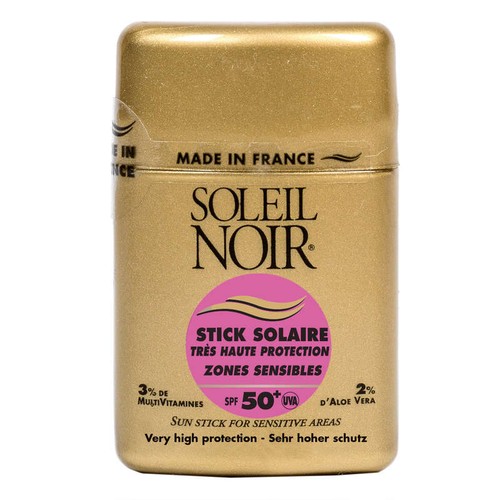 Soleil Noir Stick Solaire Zones Sensibles SPF 50 10g