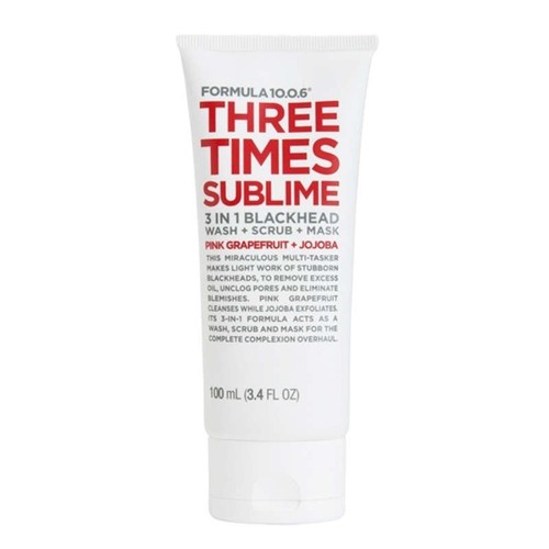 Formule 10.0.6 Gel nettoyant Gommage exfoliant Three Times Sublime 100ml
