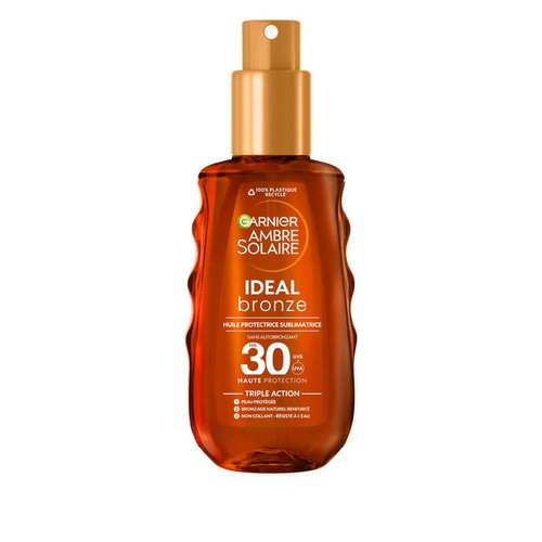 Garnier Ambre Solaire Idéal Bronze Huile Protectrice FPS30 150ml