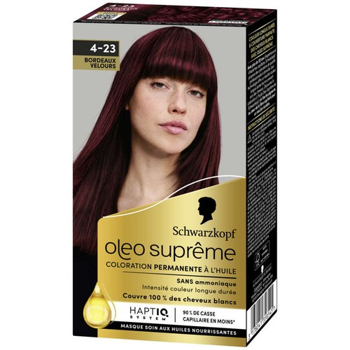 Schwarzkopf Coloration Capillaire Oleo bordeaux velours 4-23